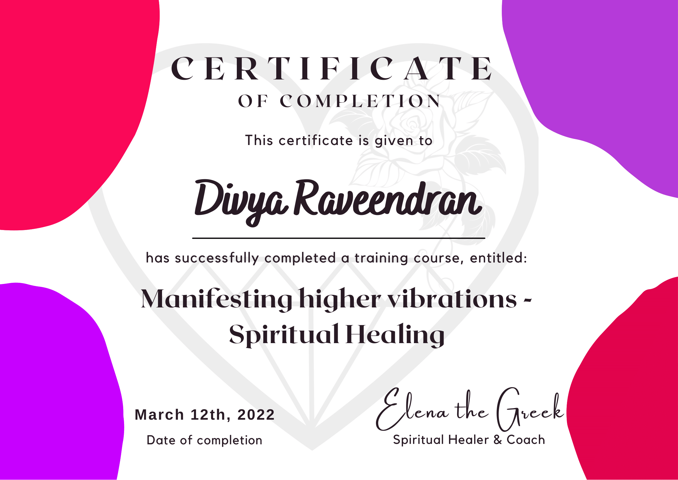 Manifesting higher vibrations - Spiritual Healing